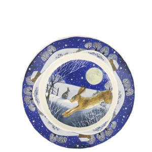 Emma Bridgewater Midnight Hare 8.5 Inch Plate